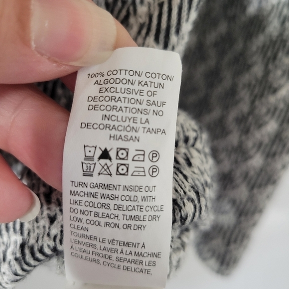 Lucky Brand Asymmetrical Moto Zip Up Sweater size M - Picture 9 of 11